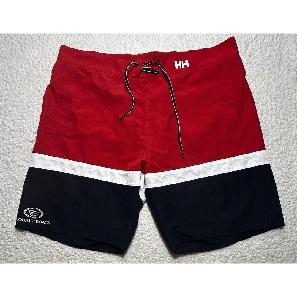 Helly-hansen Men's Red Swim-briefs-shorts